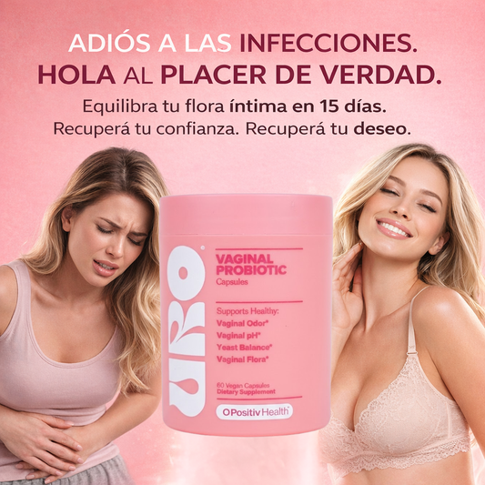 URO Probiótico Vaginal · Recuperá tu confianza íntima desde adentro
